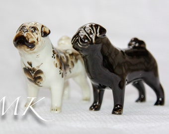 pug figurines for sale