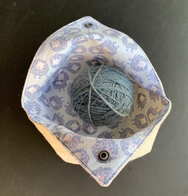 Yarn Cake Bag Personalized Yarn Holder Yarn Keeper Bento Etsy