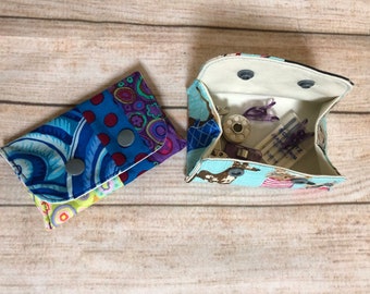 Notions Pouch - Knitting Notion Case - Stitch marker case