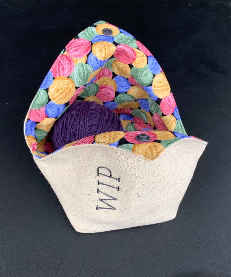 Yarn Cake Bag Personalized Yarn Holder Yarn Keeper Bento Etsy