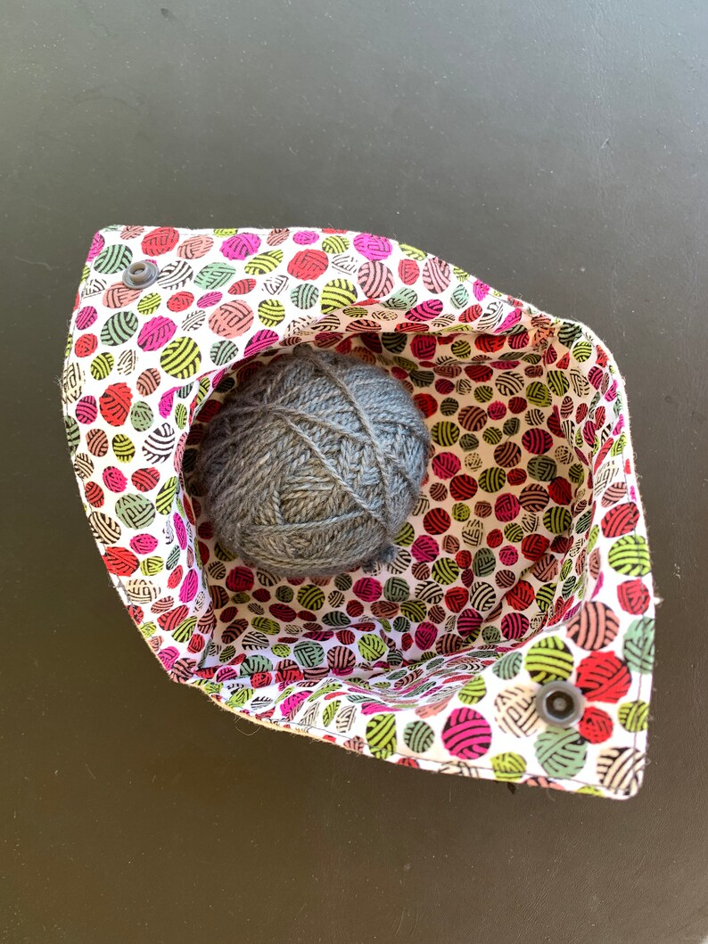 Yarn Cake Bag Personalized Yarn Holder Yarn Keeper Bento Etsy