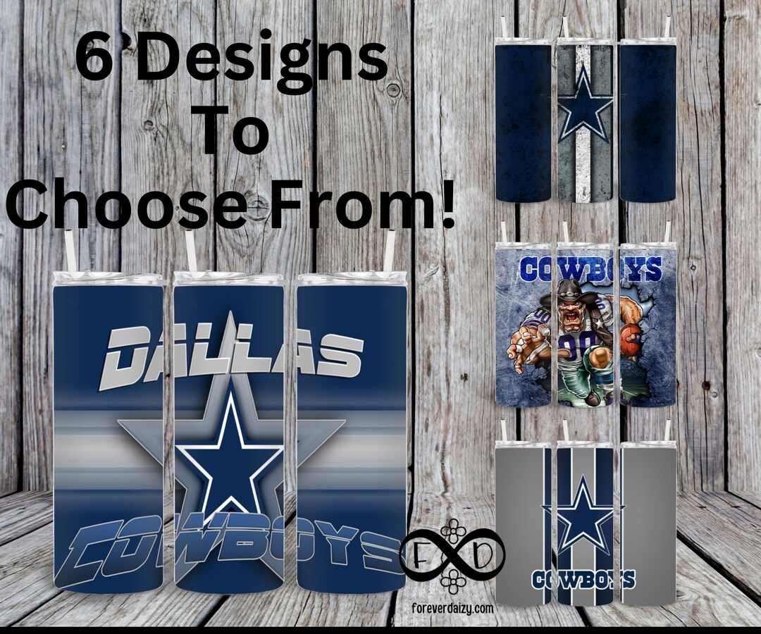 Cowboys Inspired 20oz Tumbler Dallas Inspired 20oz Tumbler - Etsy