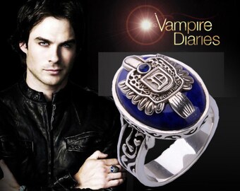 Enzo S Ring Sterling Silver Ring Worn All Of Season 8 Etsy