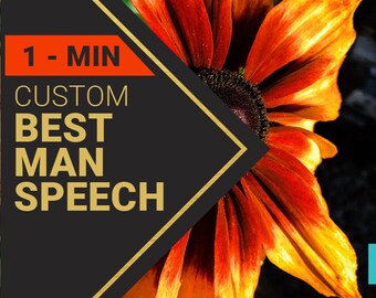 1-Minute Best Man Speech | Custom-Written for You by a Professional Wedding Speech Writer
