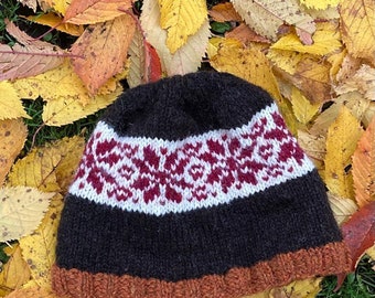 Autumn star beanie