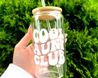 Cool Aunt Club mug cool aunts club cup Auntie Life Cup Cool Aunt Club Glass Favorite Aunt Cup favorite aunt Gift  in my auntie era cup gift
