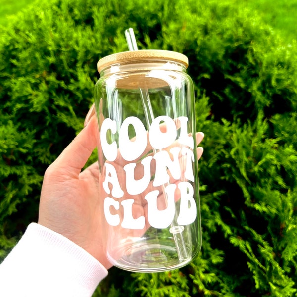 Cool Aunt Club mug cool aunts club cup Auntie Life Cup Cool Aunt Club Glass Favorite Aunt Cup favorite aunt Gift  in my auntie era cup gift