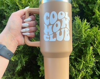 Vaso del Club de mamás geniales Vaso de vida de mamá Vaso de lata de cerveza del Club de mamás geniales Vaso para mamá Vaso del Día de la Madre