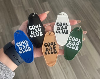 Cool Dad Club Hotel Key Chain dad Key Chain cool dad gift Key Chain Best Dad Key Chain dad keychain Father’s Day gift dad birthday gift