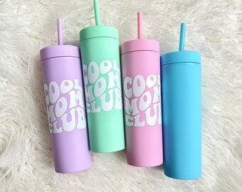 Vaso del club de mamás geniales y geniales - Taza de vida de mamá - Taza del club de mamás geniales - La mejor taza para mamás - Regalo para mamás - Taza para mamás - Vaso genial para mamás