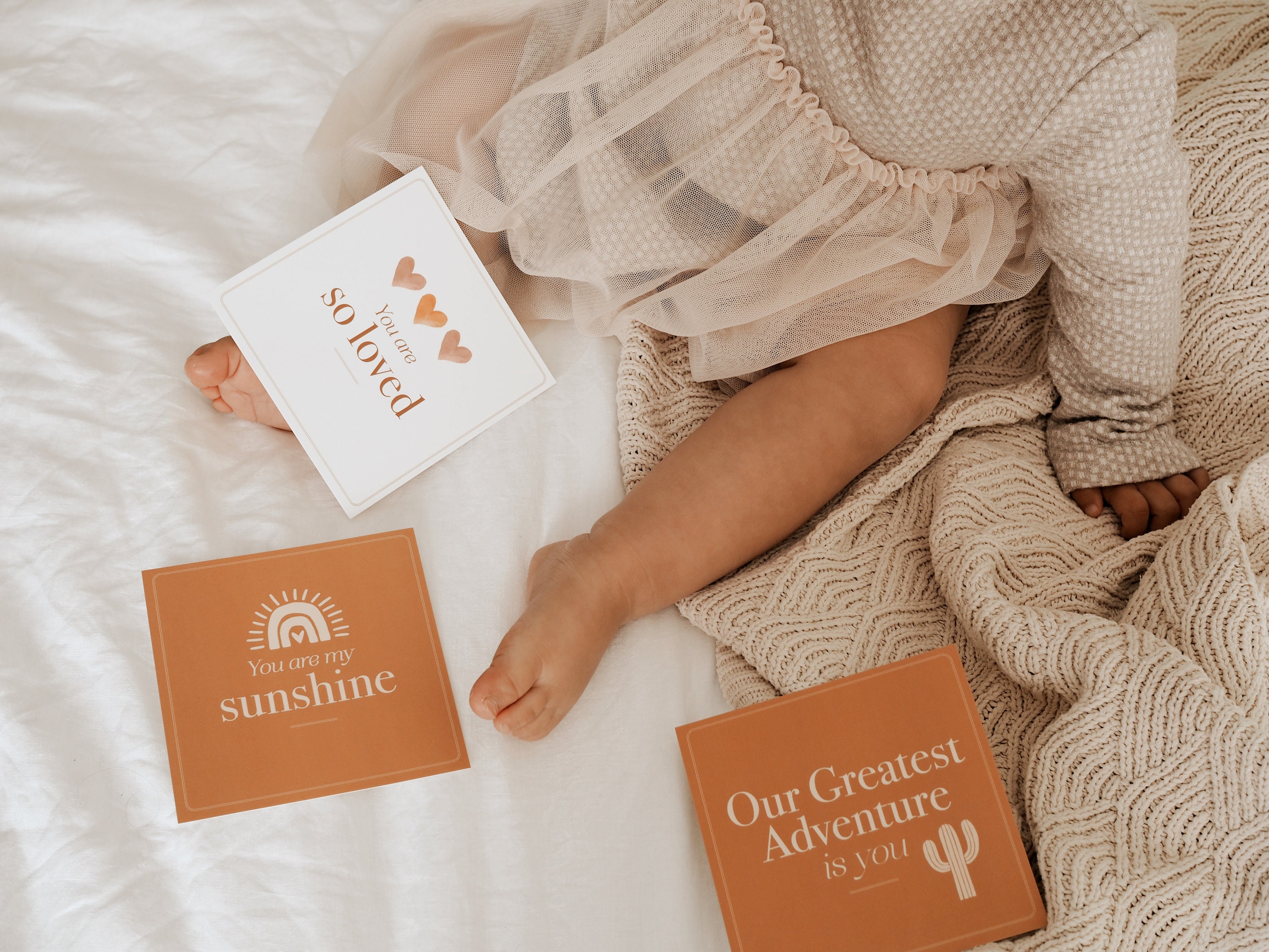 Boho Baby Milestone Cards - 12pack - Nursery Decor/baby Shower Gift ...