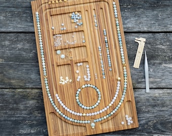 Wood Beaded Board Beaded Board Bracelet Anklet Wooden Pearl Board