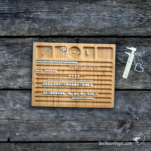 Wooden Bead Design Board for Bracelets and other Jewelry Design