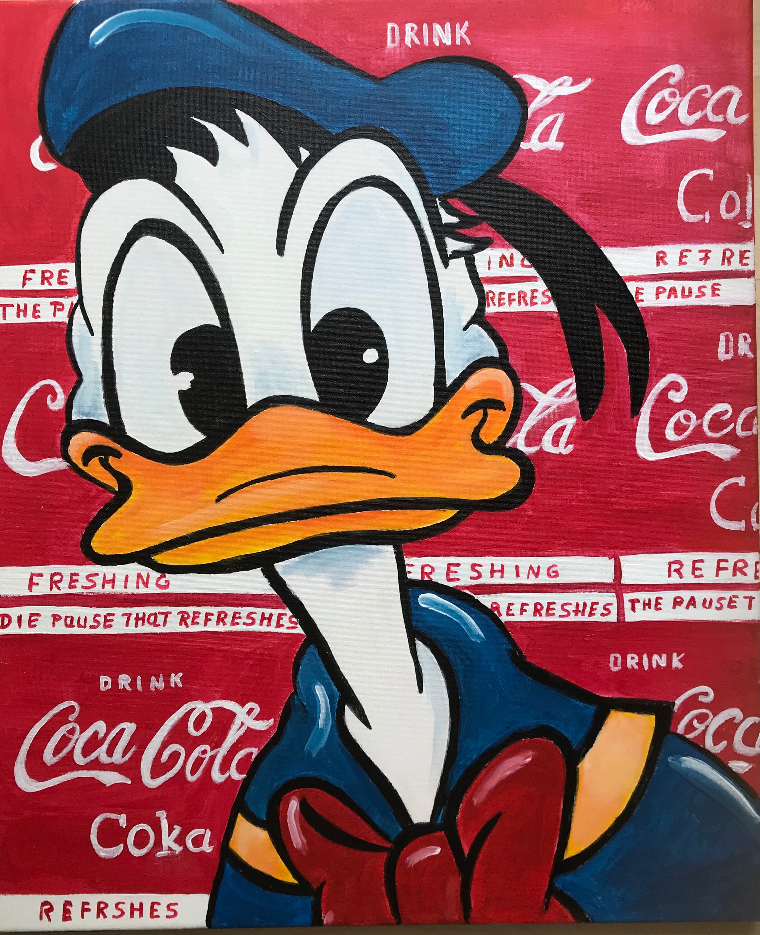 Donald Duck Bild Leinwand: A Timeless Masterpiece for Art Enthusiasts