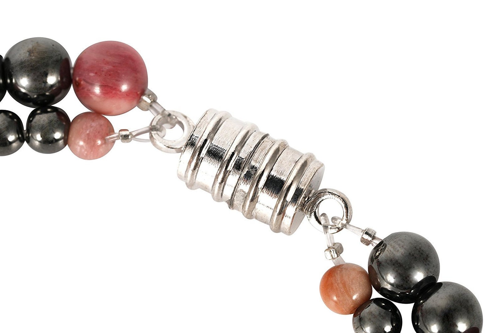 Elegant Womens Hematite Therapy Necklace With Healing Etsy