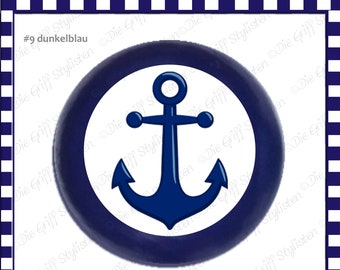 1 doorknob maritime decoration wooden anchor lighthouse  furniture handle door knobs drawer pull cabinet children's room white blue bath