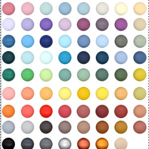 Meubelknop mat krijtkleuren 1 stuk hout 35 mm meubelknop hout blank beuken handgeschilderd kastgreep kinderkamer MADE IN GERMANY kleurrijk shabby