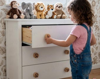 1 door knob forest woodand jungel animals drawer pulls animals nursery owl squirrel wrap chest solid furniture handles cabinet doorknobs