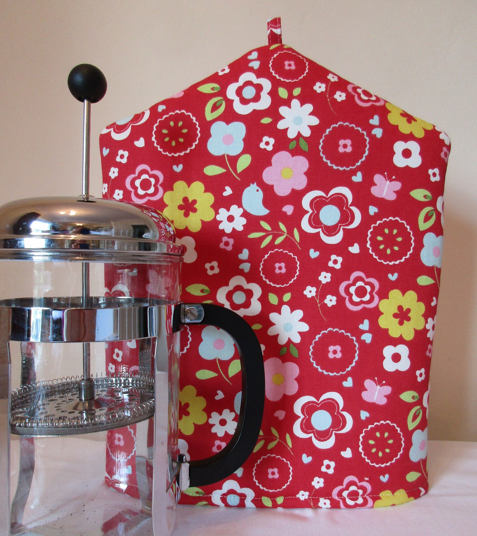 Cafetiere Cozy 1L2L 812 Cup Coffee Pot Cosy Red Retro from Etsy