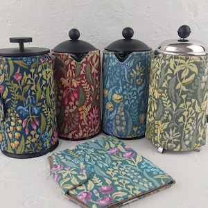 Floral French Press Cozy: Kelmscott Cafetiere Cozy Cover