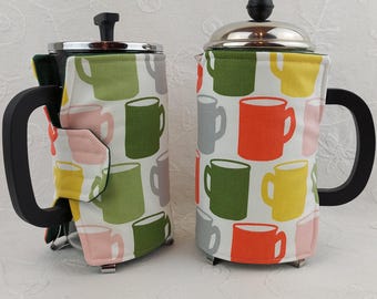 Cafetiere Cosy Mugs Design Cozy Wrap for 1L Cup French
