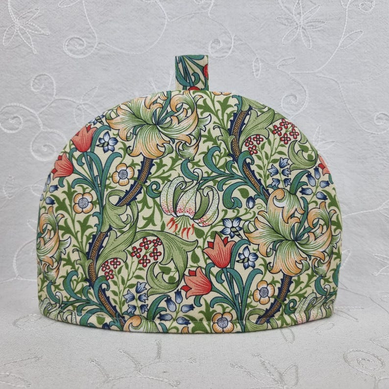 William Morris Golden Lily Tea Cosy: Floral Teapot Cozy Cover Bild 5