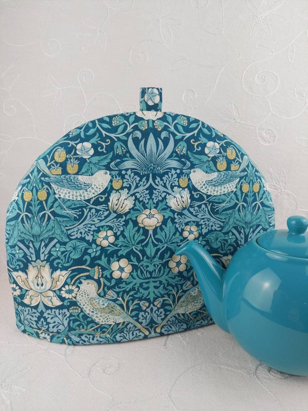 William Morris Tea Cosy Strawberry Thief Tea Cozy. 2 Sizes Etsy