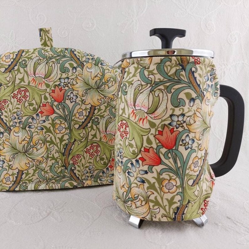 William Morris Golden Lily Tea Cosy: Floral Teapot Cozy Cover Bild 11