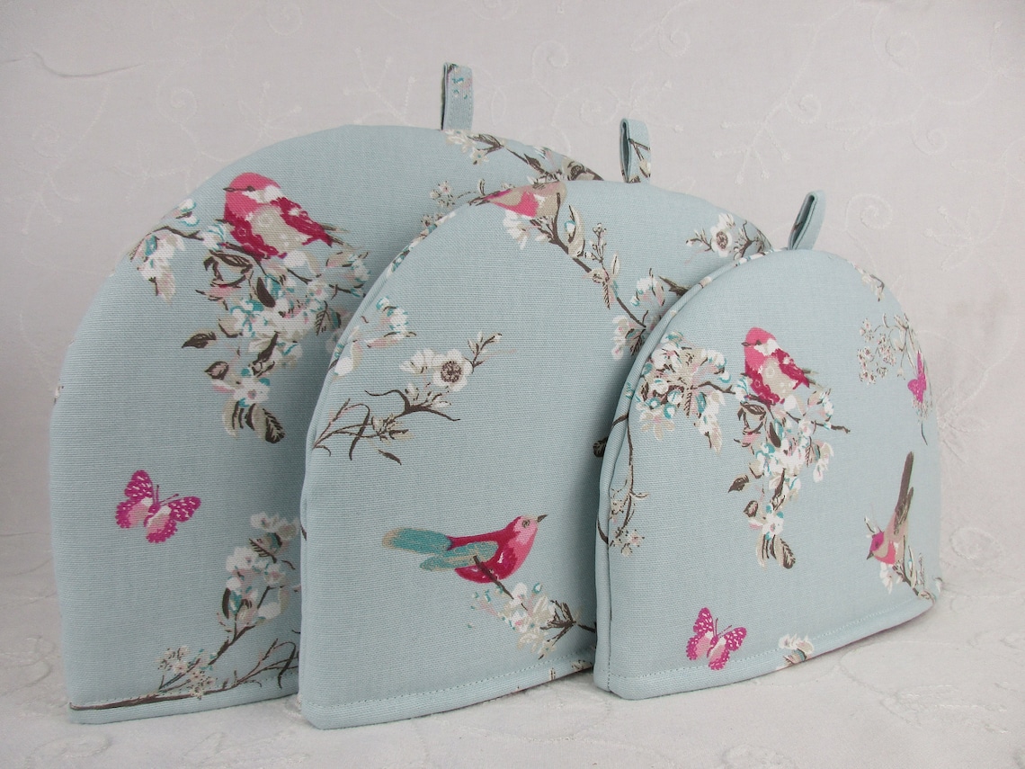 Large/Medium/Small Tea Cosy Cozy. Duck Egg Blue Beautiful Etsy
