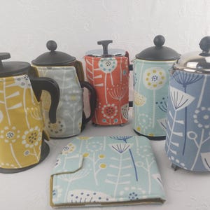 Cafetiere French Press Cozy: Scandi Bergen Coffee Pot Warmer, 1L 8-Cup