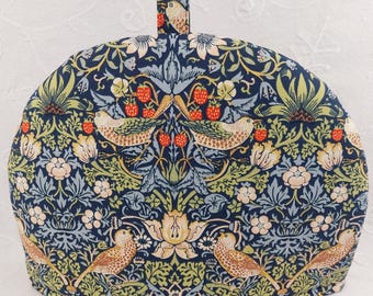 William Morris Tea Cosy: Strawberry Thief Indigo Blue