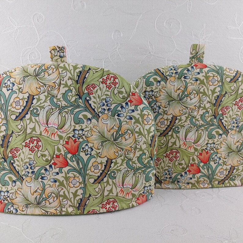 William Morris Golden Lily Tea Cosy: Floral Teapot Cozy Cover Bild 6