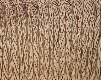 Marbling paper Art Forest role marbled