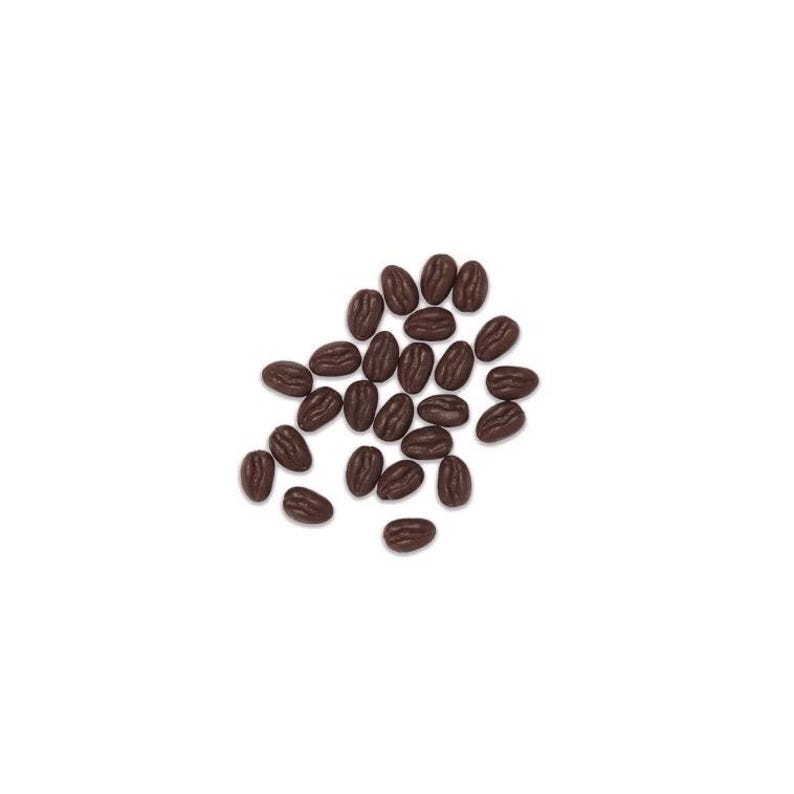 Miniatura de máquina de café para casa de bonecas em escala 1/6 / Conjunto de xícara e pires arco-íris / Conjunto de copos para viagem com tema de animais / Sachês de açúcar / Biscoito Lotus Biscoff #ues 25 Coffee Beans