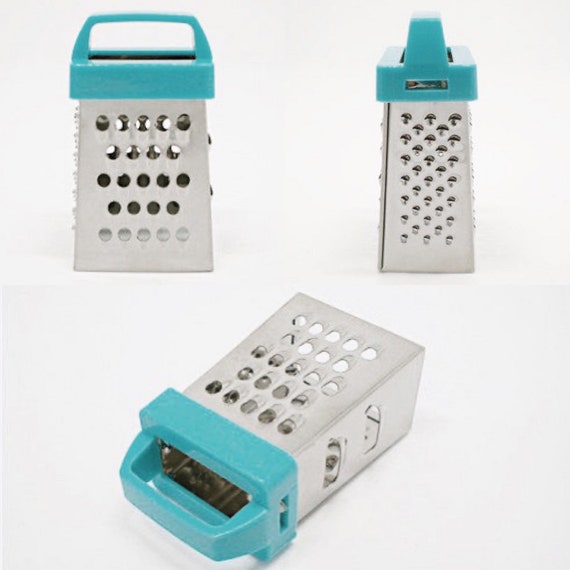 Real Cooking Miniature Stainless Steel Cheese Grater height 6.5 Cm