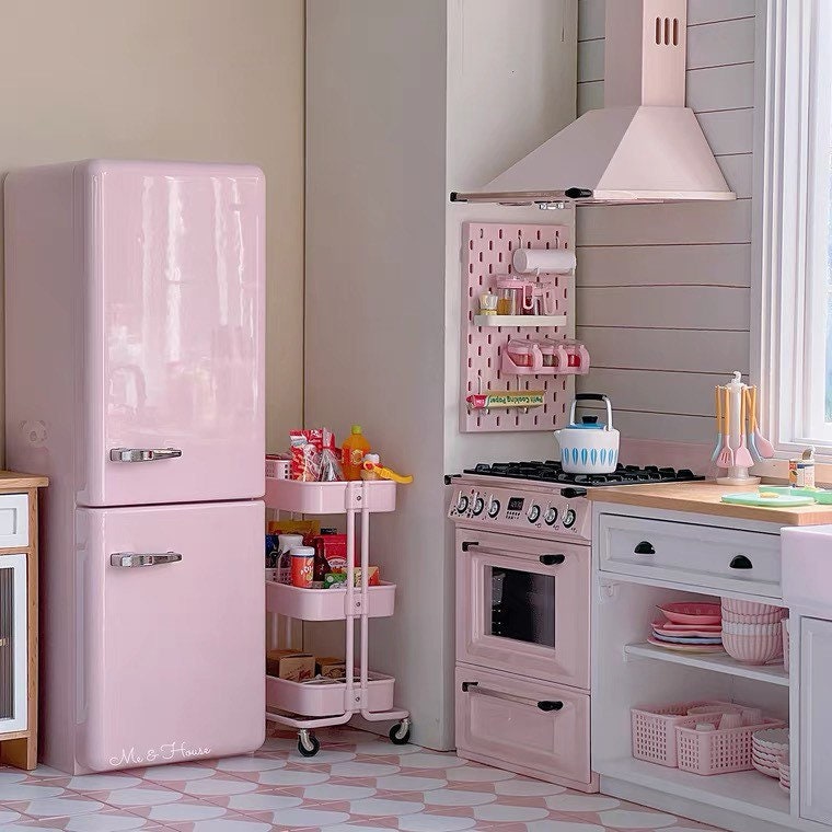 7色 - 1/6 ドールハウス ミニチュア SMEG キッチン クックトップ