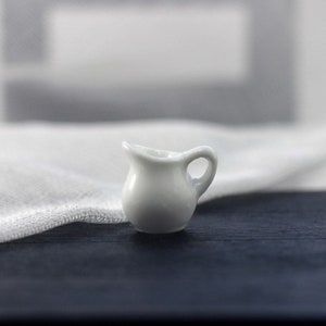 4 sizes - 1/12 1/6 Dollhouse Miniature Real Ceramic Jug (Height 1.5 / 2.5 / 3 cm) // Inbox us for bulk orders #sm
