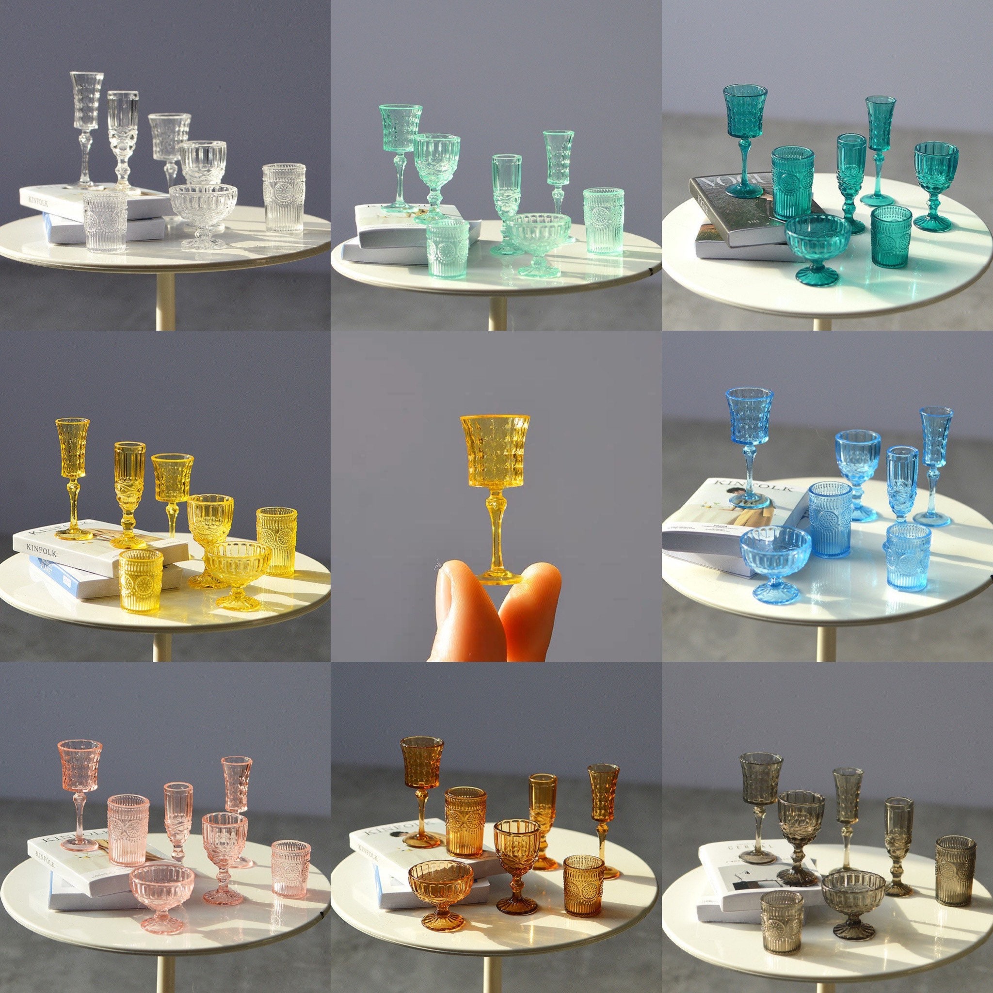 Autres accessoires de cristal en miniature | Maisons de poupées