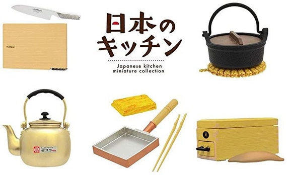 1/6 Dollhouse Miniature Japanese Kitchen Tools: Kettle / Cooking