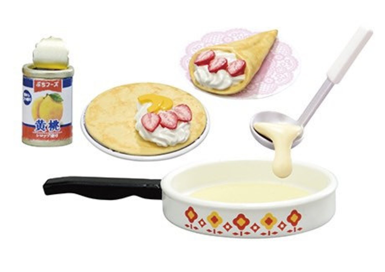 Set 4 1/12 1/6 Dollhouse Miniature Rement Nostalgic Snack Etsy