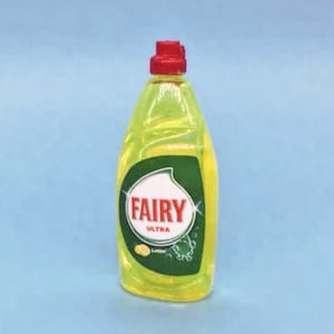 2 colours - 1/6 1/4 Dollhouse Miniature Replica FAIRY Ultra Lemon / dreft Dishwashing Liquid (Height 5.6 cm) [Mini Brands]