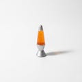 1/12 1/6 Dollhouse Miniature Retro Iconic Lava Lamp (Height 3.5 cm): Orange and Silver [Mini Brands] // Inbox us for bulk orders #zmb2 product logo