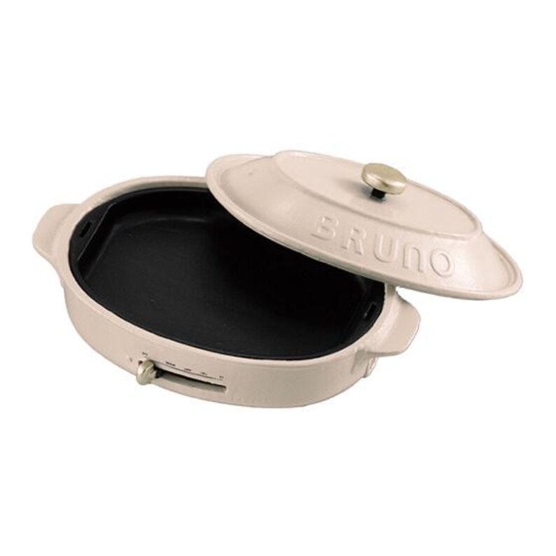 1/6 Dollhouse Miniature Replica BRUNO Compact Hotplate / Grill Sand Maker / Steam & Bake Toaster: Beige / BlueGray / Greige *Colour may vary Oval Hotplate-Greige