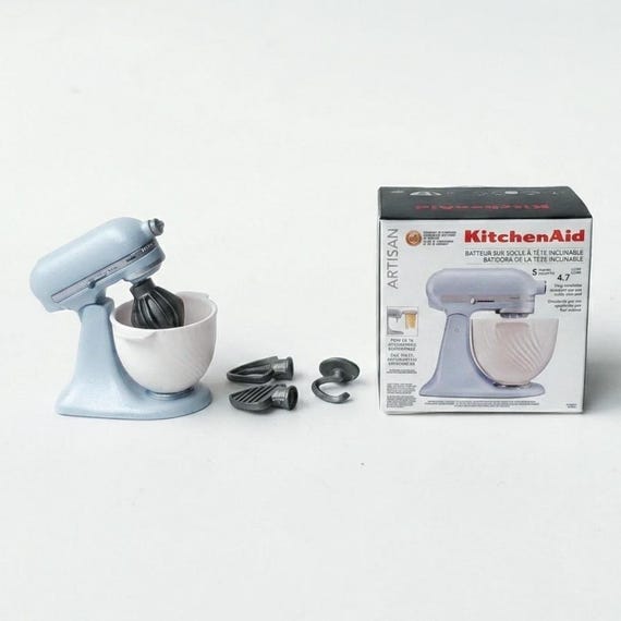 1/12 Dollhouse Miniature Replica Kitchenaid Artisan Tilt-head
