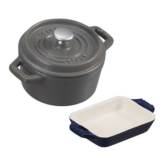 1/12 1/6 ドールハウス ミニチュア レプリカ STAUB 調理鍋 & 調理器具