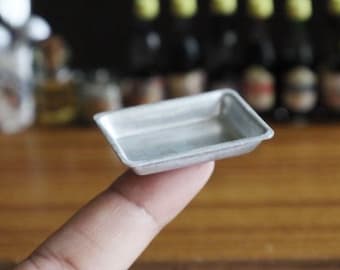 2 Pezzi Accessori in Miniatura per Casa delle Bambole, Vassoio da Tè in