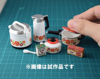 1/6ドールハウスミニチュア 懐かしの昭和レトロキッチン用品 パート1
