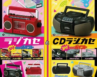 4つのスタイル - 1/6ドールハウスミニチュアラジオカセットプレーヤー