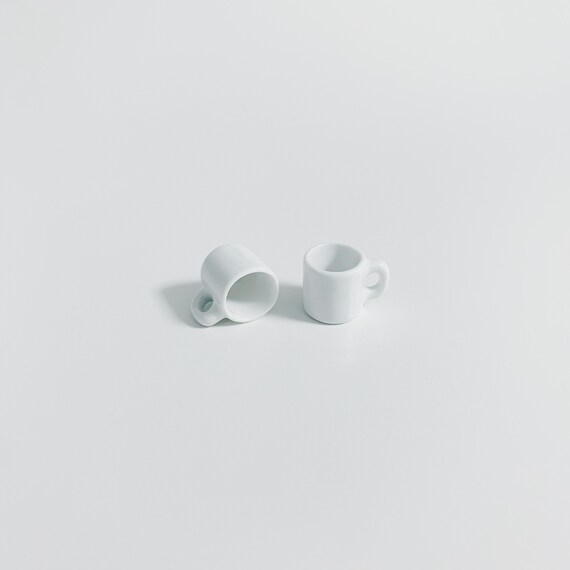 5 Stück Weiß Keramik Badezimmer Set Möbel Puppenhaus Miniatur 1/12 Skala 