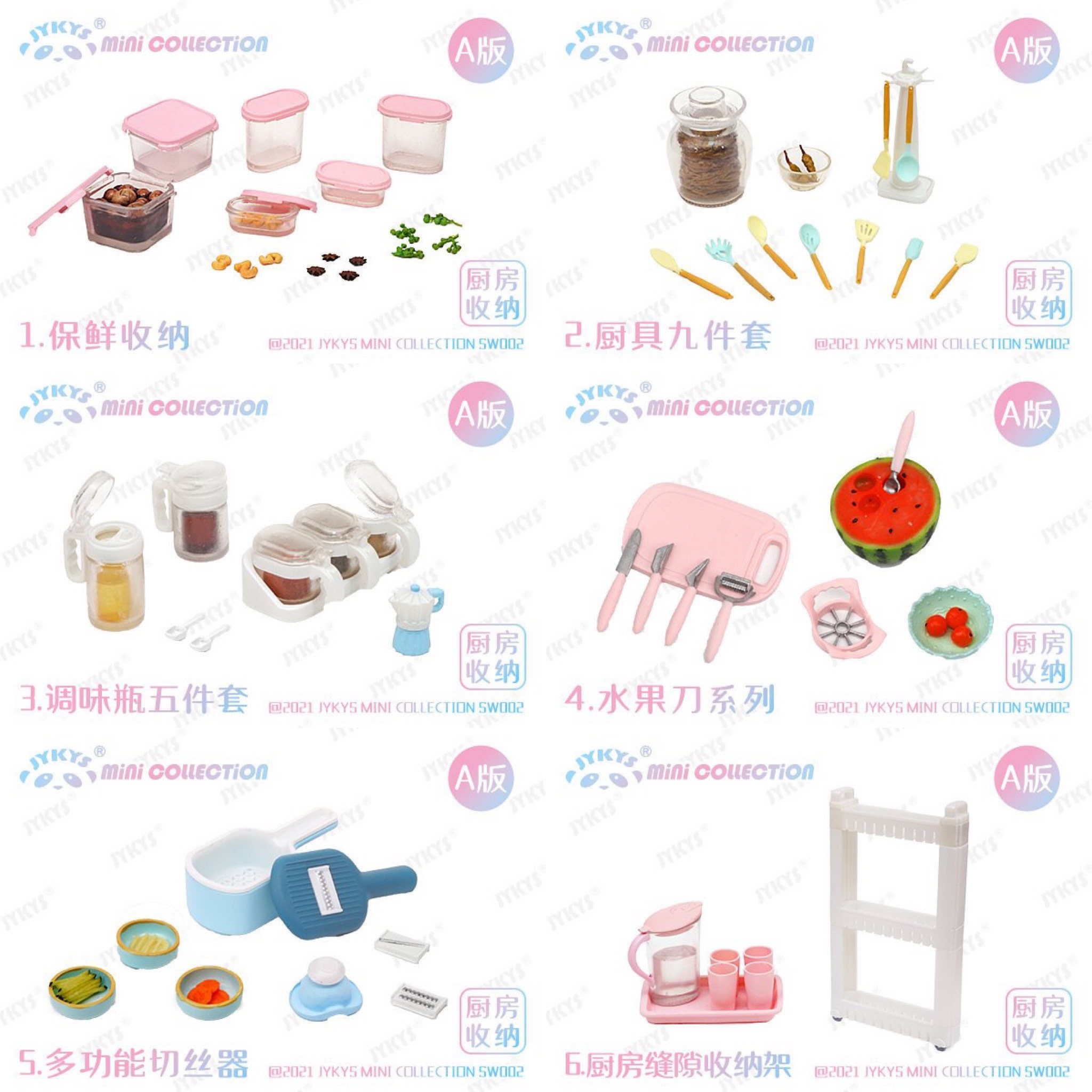1/12 1/6 Dollhouse Miniature JYKYS Kitchenware Collection Etsy